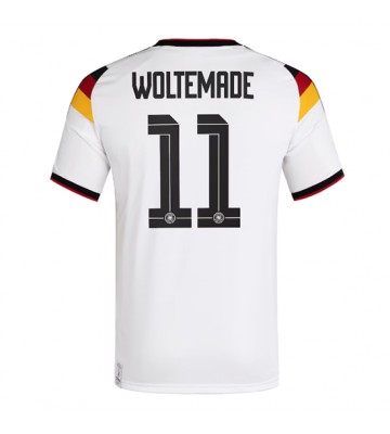 Tyskland Nick Woltemade #11 Hemmatröja VM 2026 Kortärmad